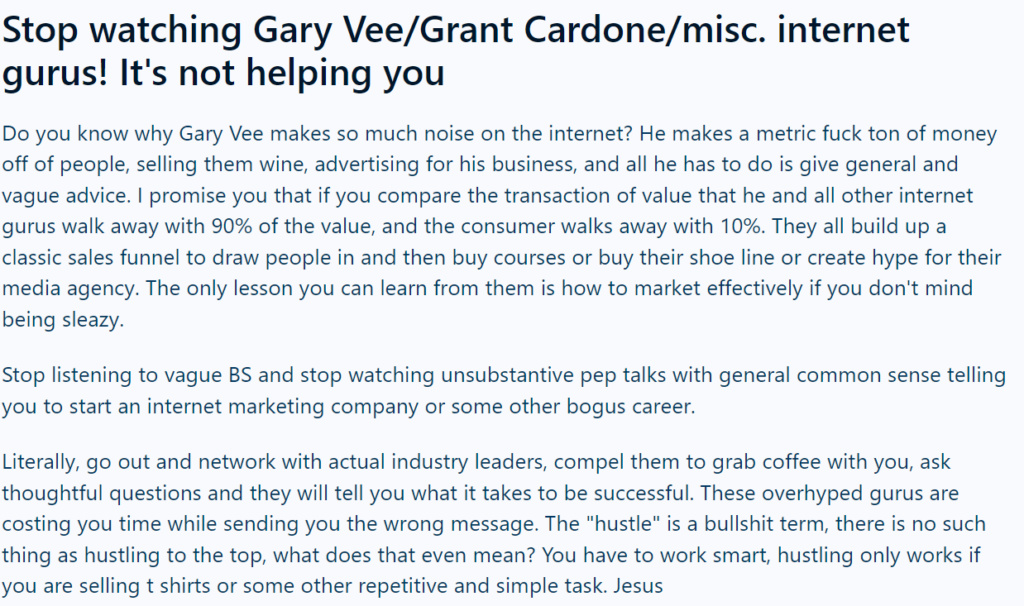 gary vee grant cardone scam