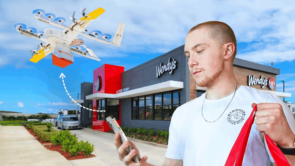 wendy doorsdash drone delivery